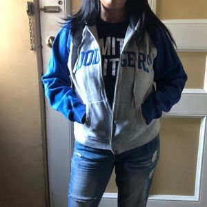 Dodgers zip up hoodie by Majestic